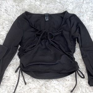 cropped long sleeve